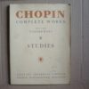 Chopin - Complete works - tom 2 - Studies , Editor - Paderewski