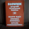 slownik geografii turystycznej sudetow 20 masyw slezy rownina swidnicka kotlina dzierzoniowska