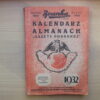 kalendarz almanach gazety porannej lwow 1932