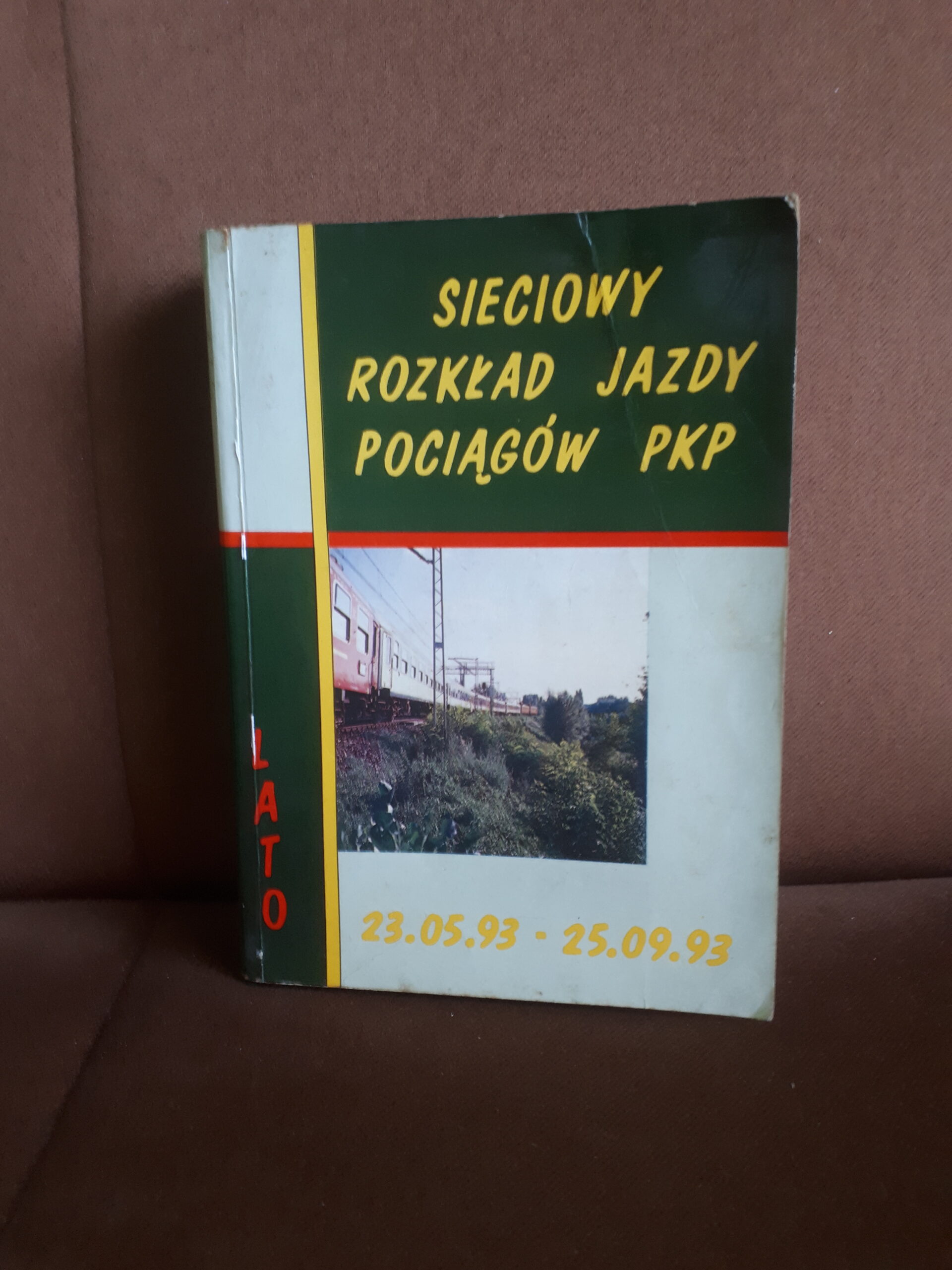sieciowy rozklad jazdy pociagow pkp lato 23.05.93 - 25.09.93