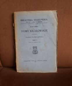 domy krakowksie ulica floryanska czesc II chmiel 1920