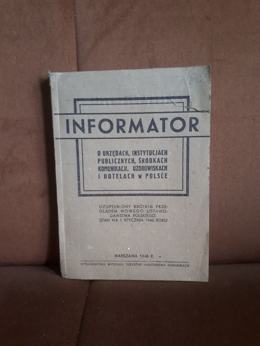informator o urzedach instytucjach publicznych srodkach komunikacji w polsce 1946