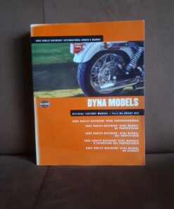 harley-davidson international owner`s manual 2002 dyna models official factory manual part no 99467-021