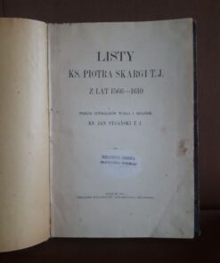 listy piotra skargi z lat 1566-1610 syganski
