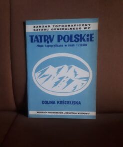 tatry polskie dolina koscieliska mapa topograficzna