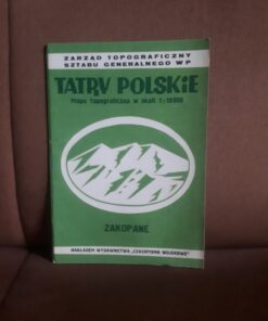 tatry polskie zakopane mapa topograficzna