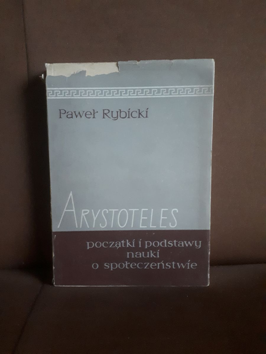 arystoteles poczatki i podstawy nauki o spoleczenstwie rybicki