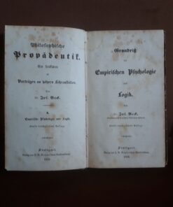 grundriss der empirischen psychologie und logik beck 1856