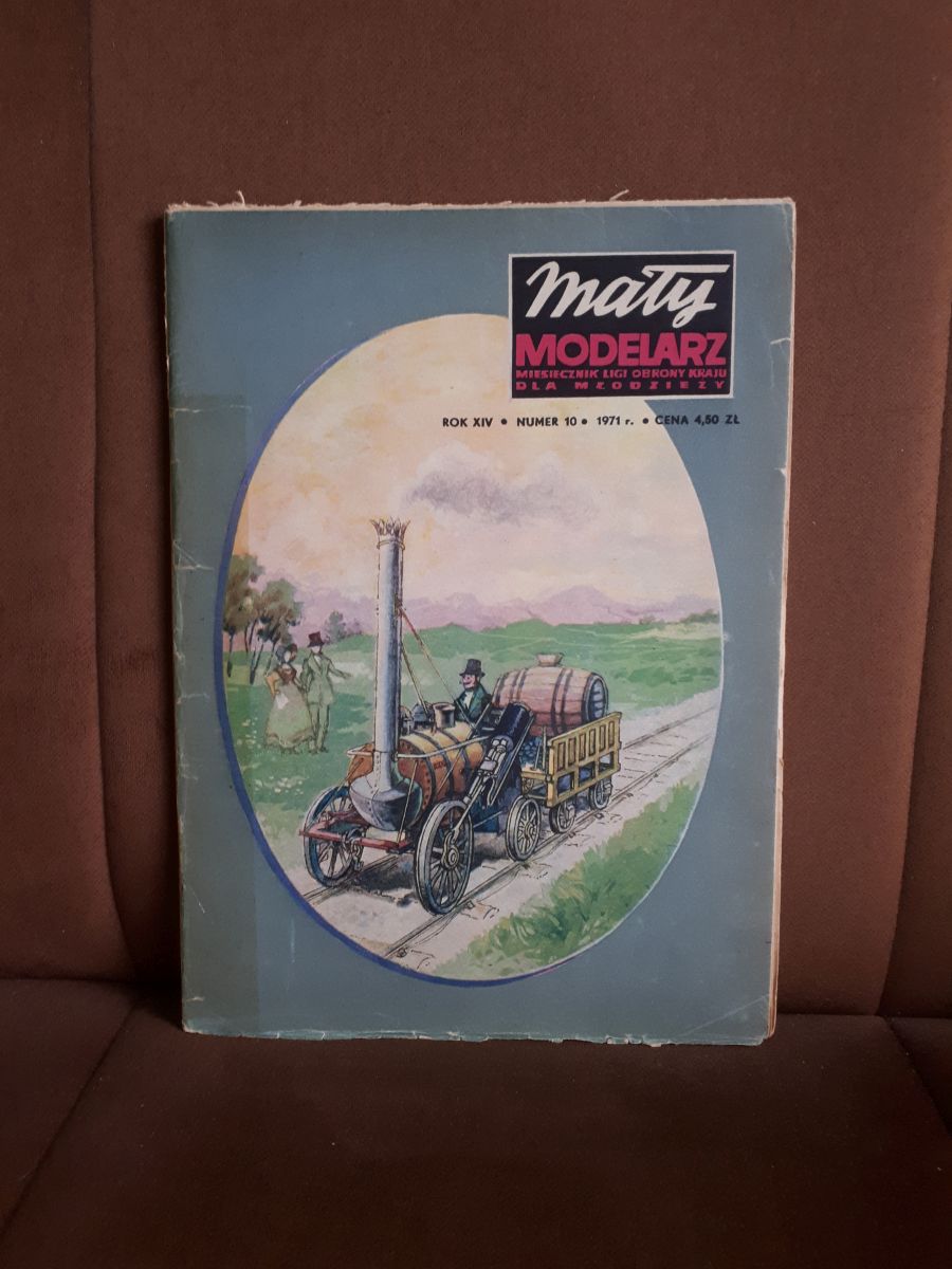 maly modelarz 10 1971 parowoz rocket