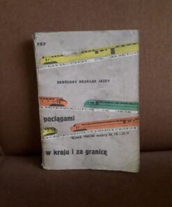skrocony rozklad jazdy pocigami w kraju i za granice pkp 1965