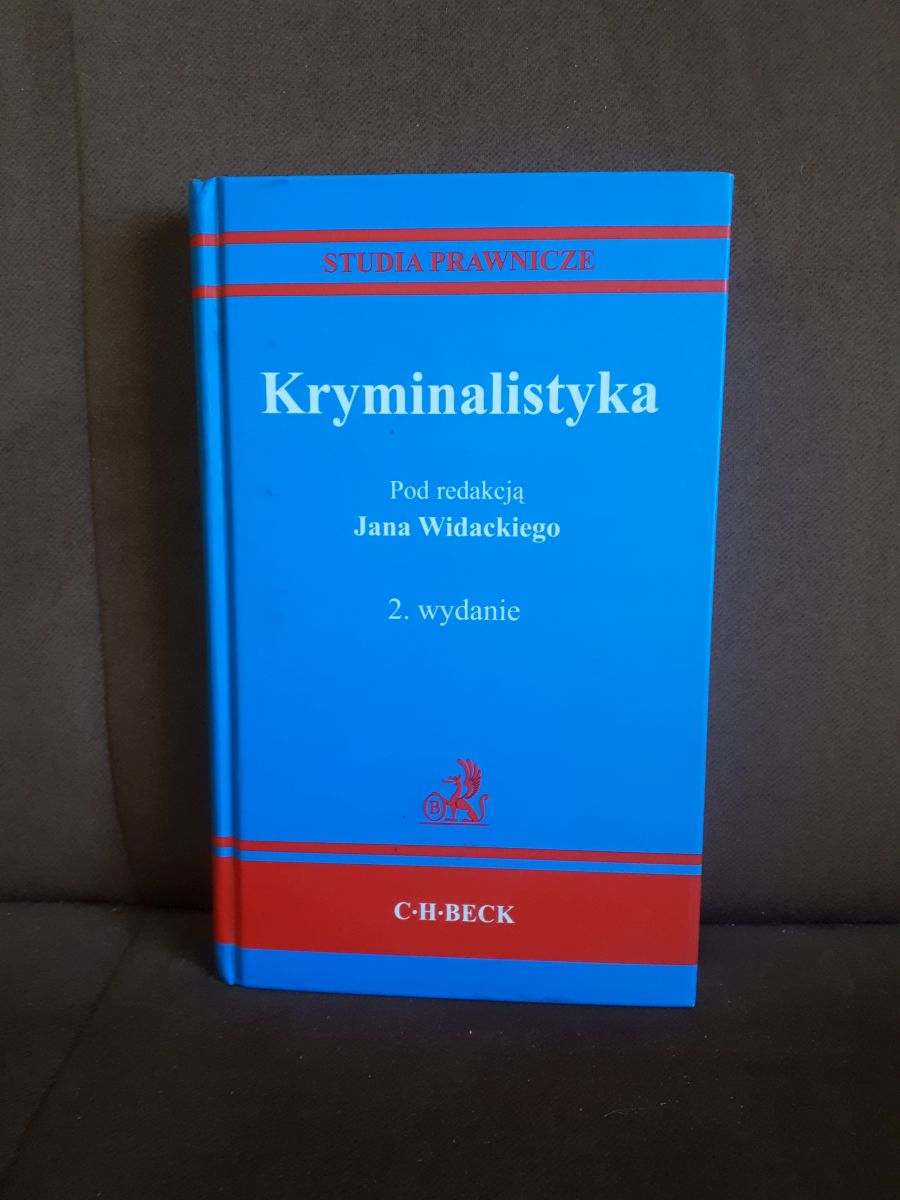 kryminalistyka jan widacki