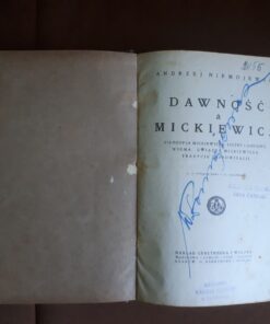 dawnosc a mickiewicz andrzej niemojewski