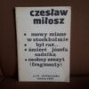 mowy miane w stockholmie byl raz milosz