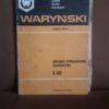 warynski koparka hydrauliczna gasienicowa k-408
