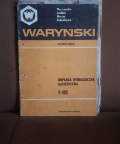 warynski koparka hydrauliczna gasienicowa k-408
