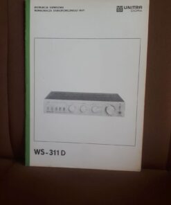 Instrukcja serwisowa wzmacniacza stereofonicznego hi-fi WS-311D