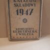 katalog skladowy 1947
