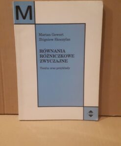 Równania różniczkowe zwyczajne
