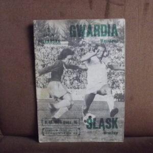 gwardia warszawa slask wroclaw program meczu 1973
